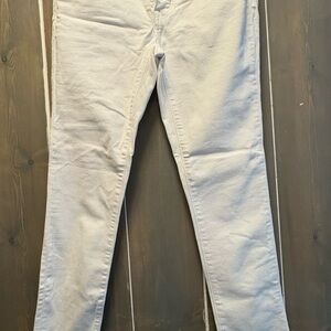 Madewell White Skinny Jeans